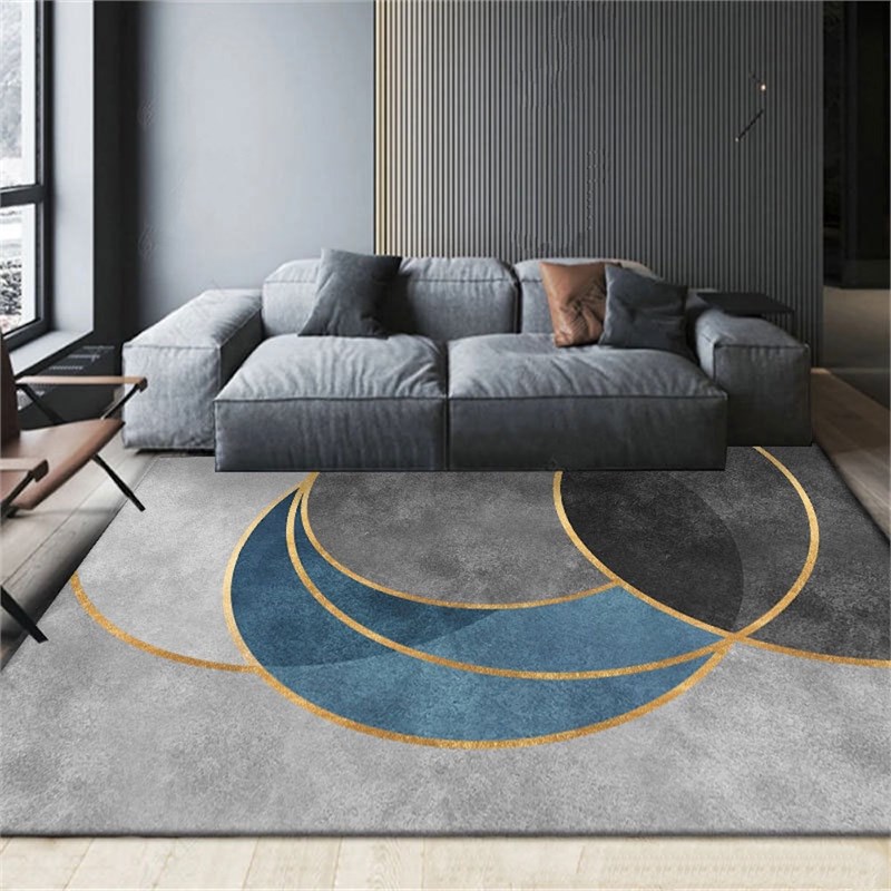 Ковер безворсовый "Круги лофт" 1793