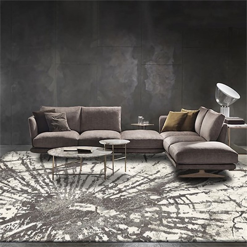 Ковер безворсовый "Взрыв браун" 2036