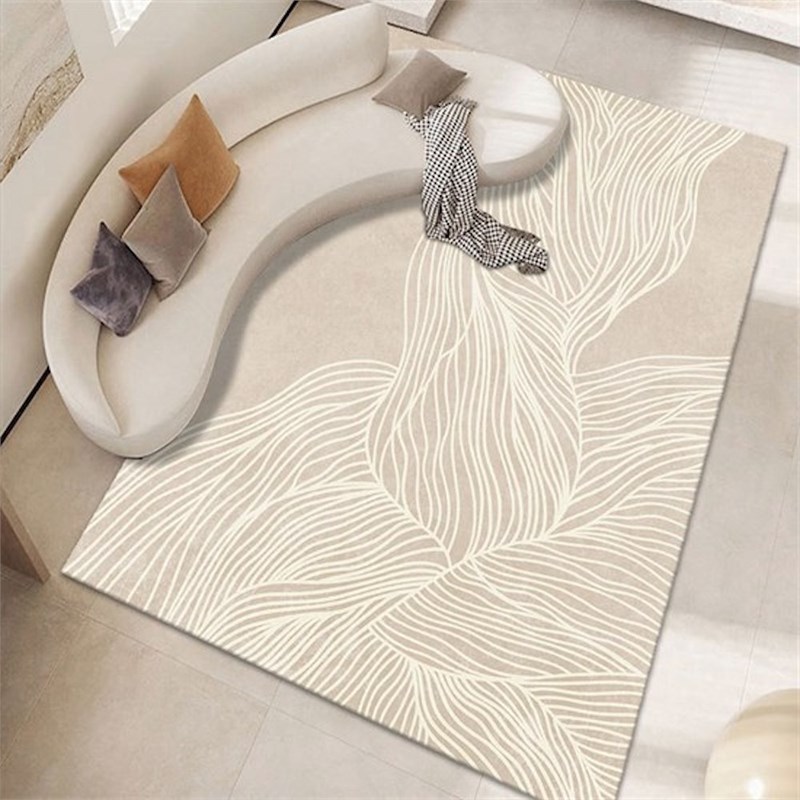 Ковер безворсовый "Бежевая река" 1669