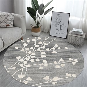 Ковер круглый безворсовый 