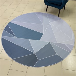 Ковер круглый безворсовый 