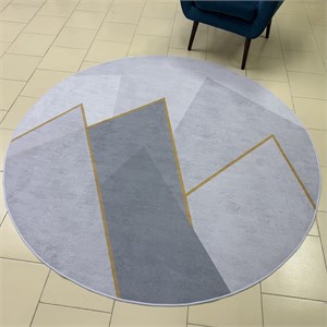 Ковер круглый безворсовый 