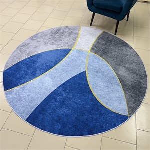 Ковер круглый безворсовый 