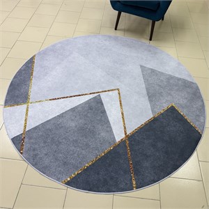 Ковер круглый безворсовый 