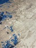 Ковер на пол для комнаты безворсовый "Синий бетон" - фото 18037