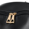 Рюкзак сумка женский кожаный городской школьный / черный 9705 - фото 19848