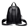 Рюкзак сумка женский кожаный городской школьный / черный 2979 - фото 19906