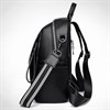 Рюкзак сумка женский кожаный городской школьный / черный 7831 - фото 19970