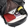 Рюкзак сумка женский кожаный городской школьный / бордовый 7831 - фото 19985