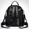 Рюкзак сумка женский кожаный городской школьный / темно-синий 7831 - фото 19997