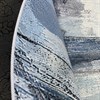 Ковер круглый на пол безворсовый "Синяя гладь" - фото 23402